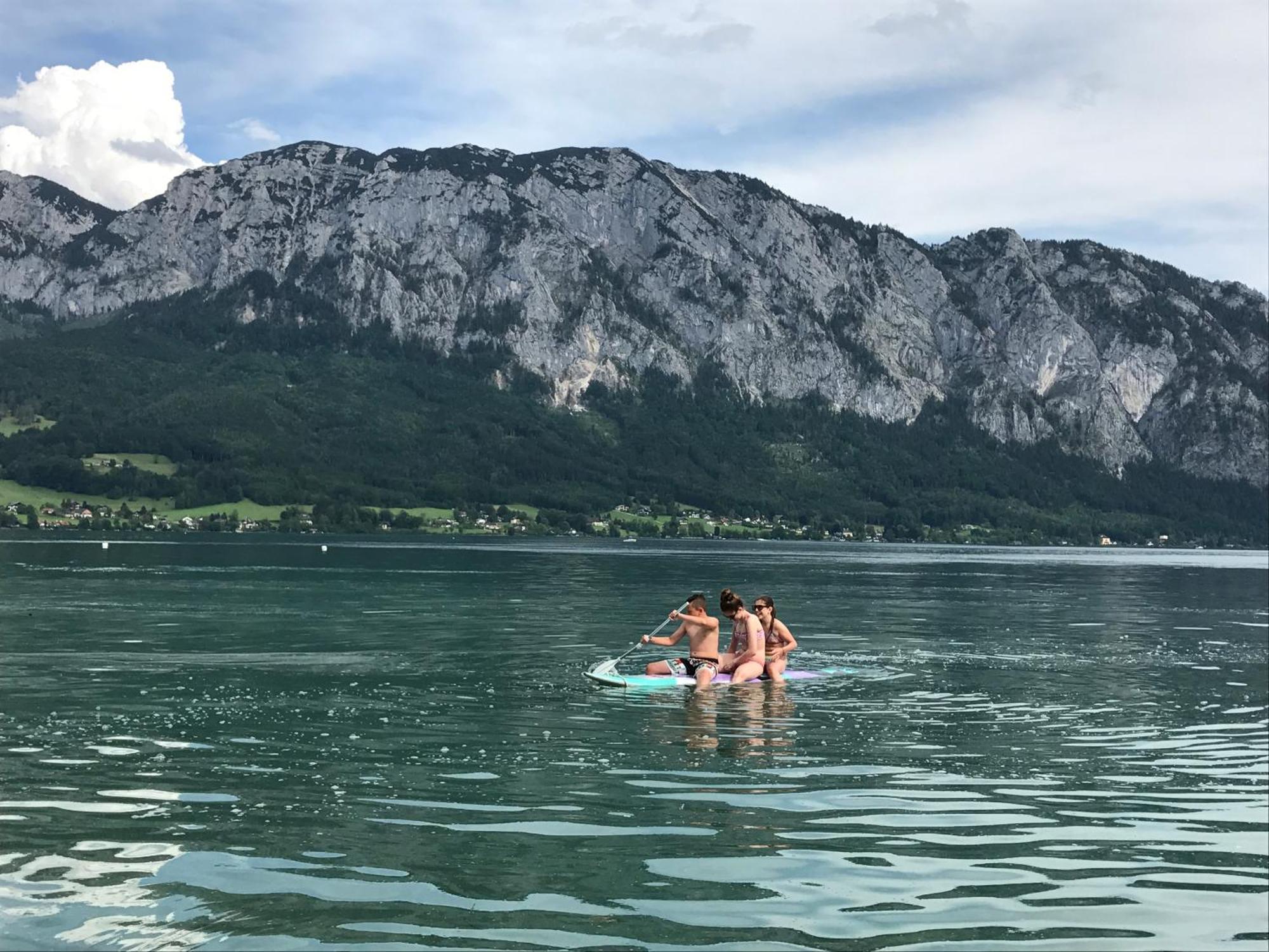 Ferienwohnung Grubinger Unterach am Attersee Exteriör bild