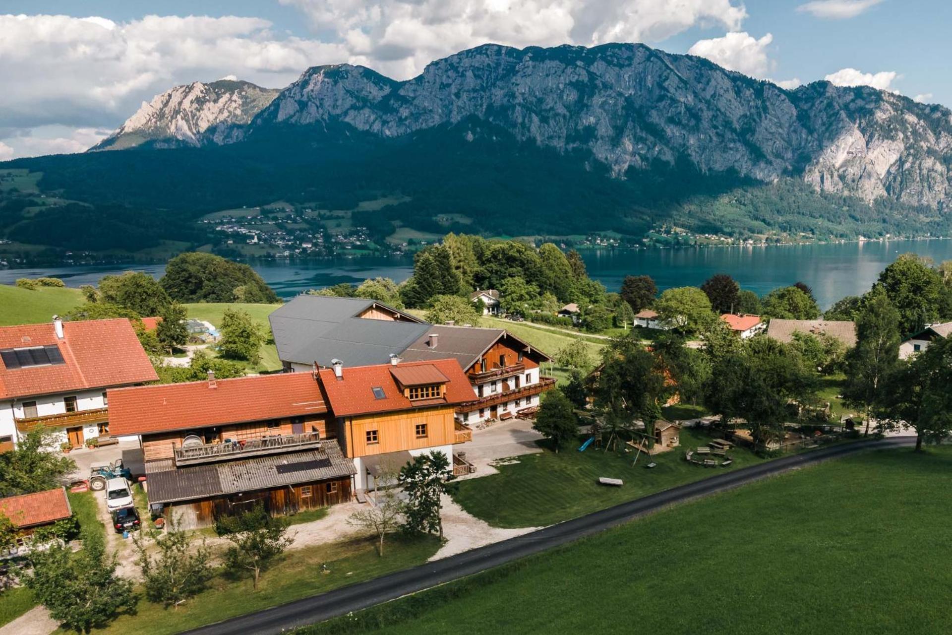 Ferienwohnung Grubinger Unterach am Attersee Exteriör bild